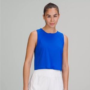WHITE- Lululemon Sculpt Crop tank